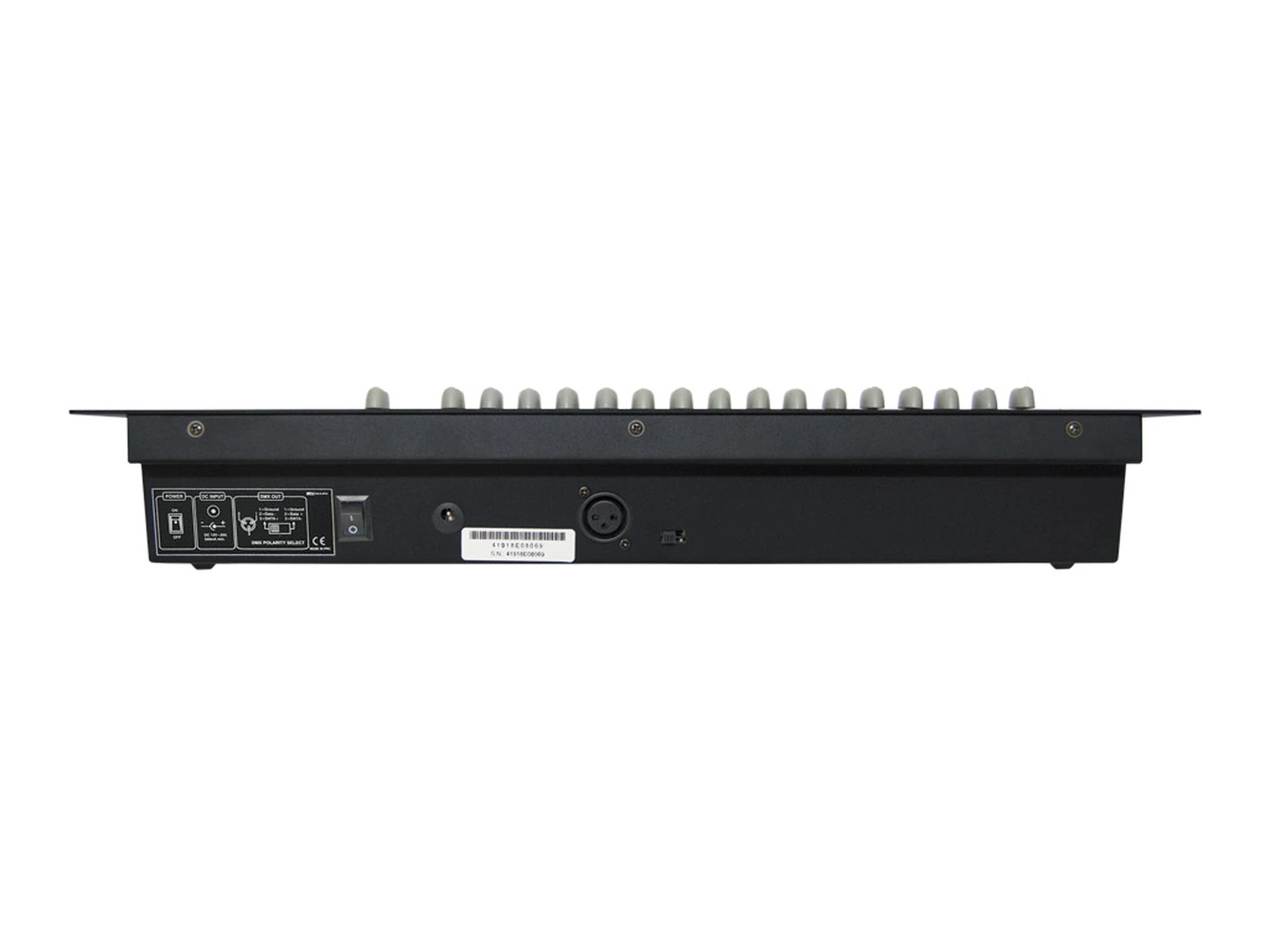 Controlador DMX 16 canales DRIVE 16 — trasera