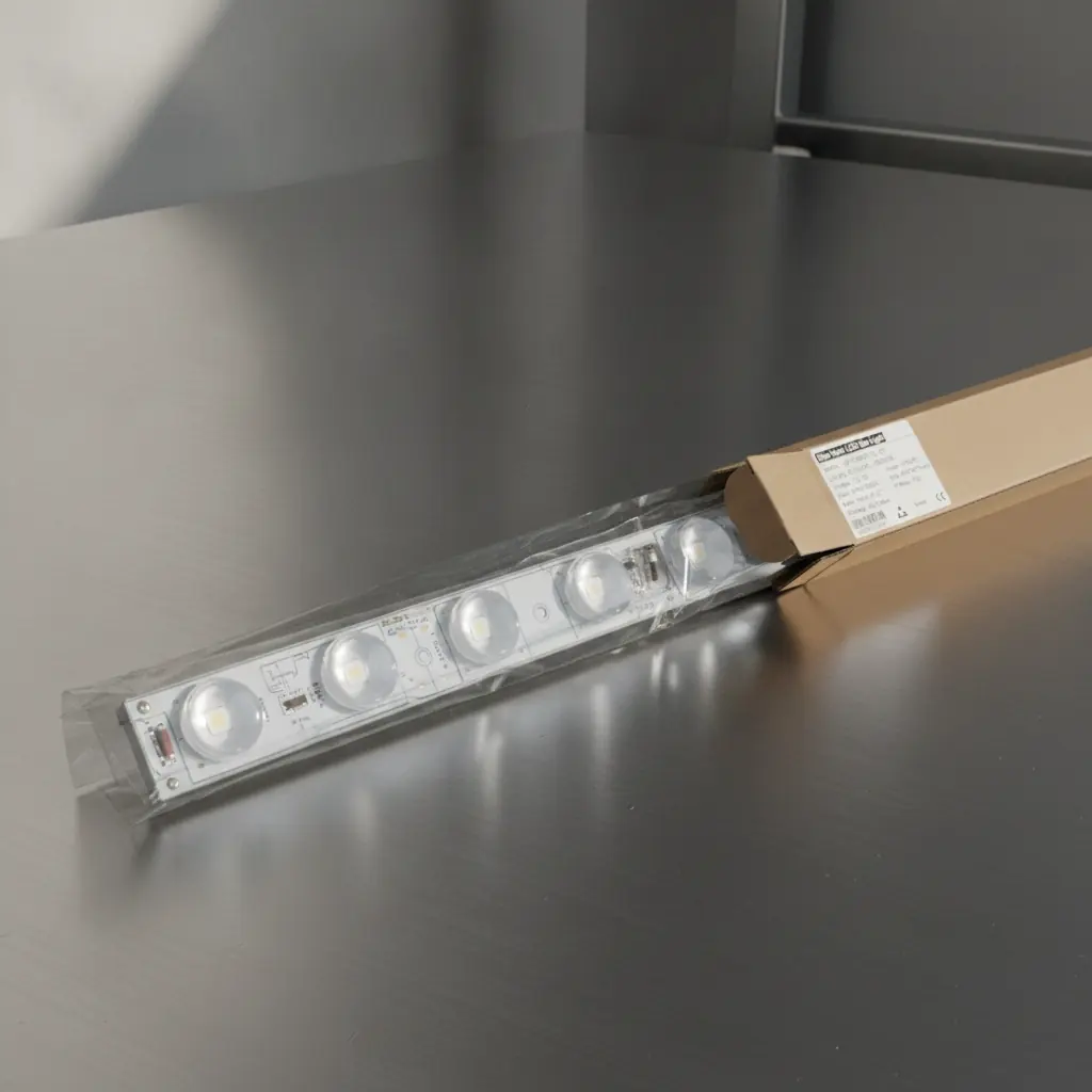 Banhador de parede LED rígido 27W com díodos Samsung e ótica 8x12° junto da embalagem protetora individual