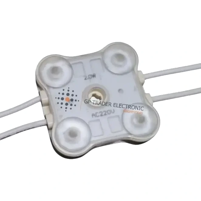 Module LED 220V 4 diodes 170 degrés 2,2W