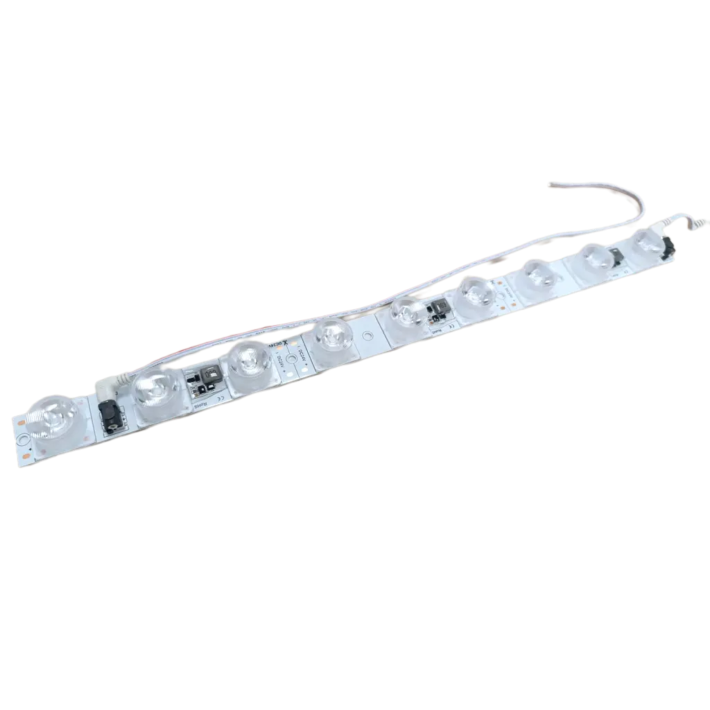 Bañador de pared LED rígido 12V/24V 27W Samsung con óptica 8x12°