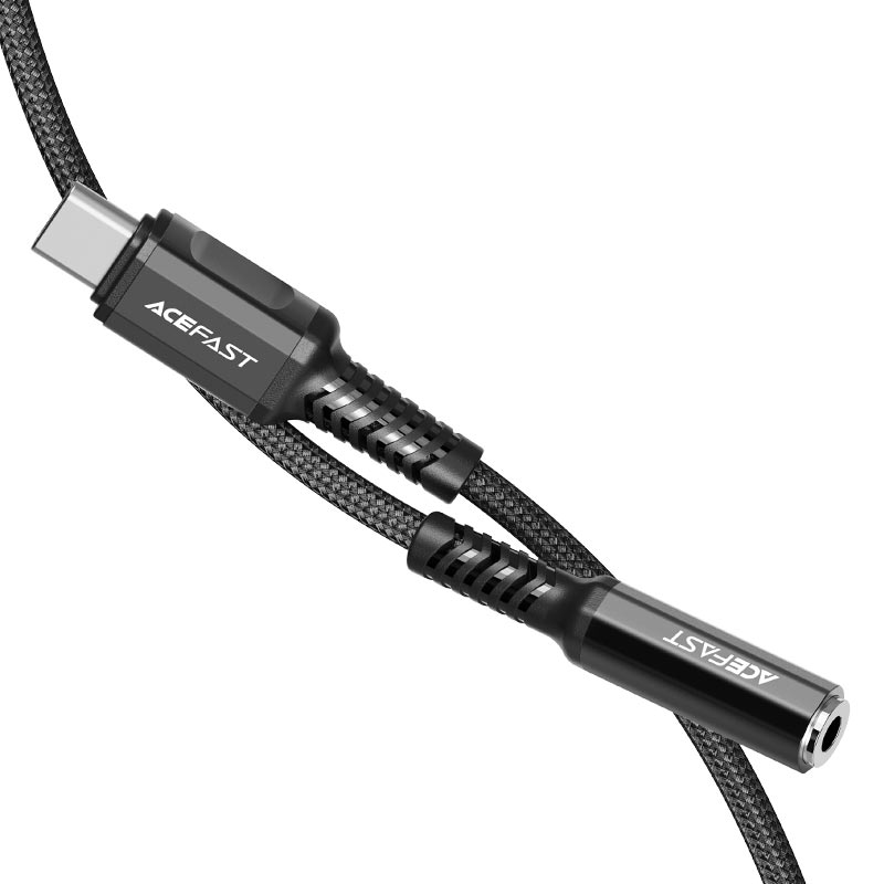 Câble USB-C vers 3.5mm en Alliage d'Aluminium pour Casque Acefast C1-07