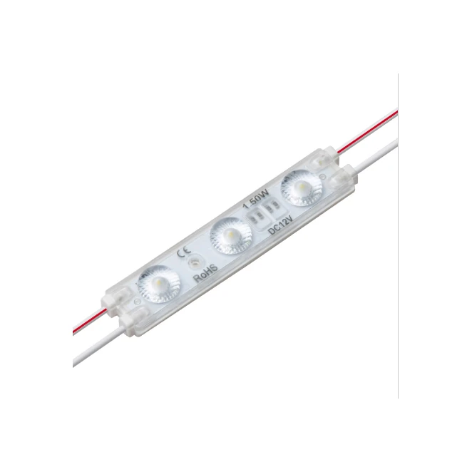 Module LED haute intensité 140 lm/W - 3 diodes - 175° - 1,5W - 12VDC - IP67 - Sur Commande