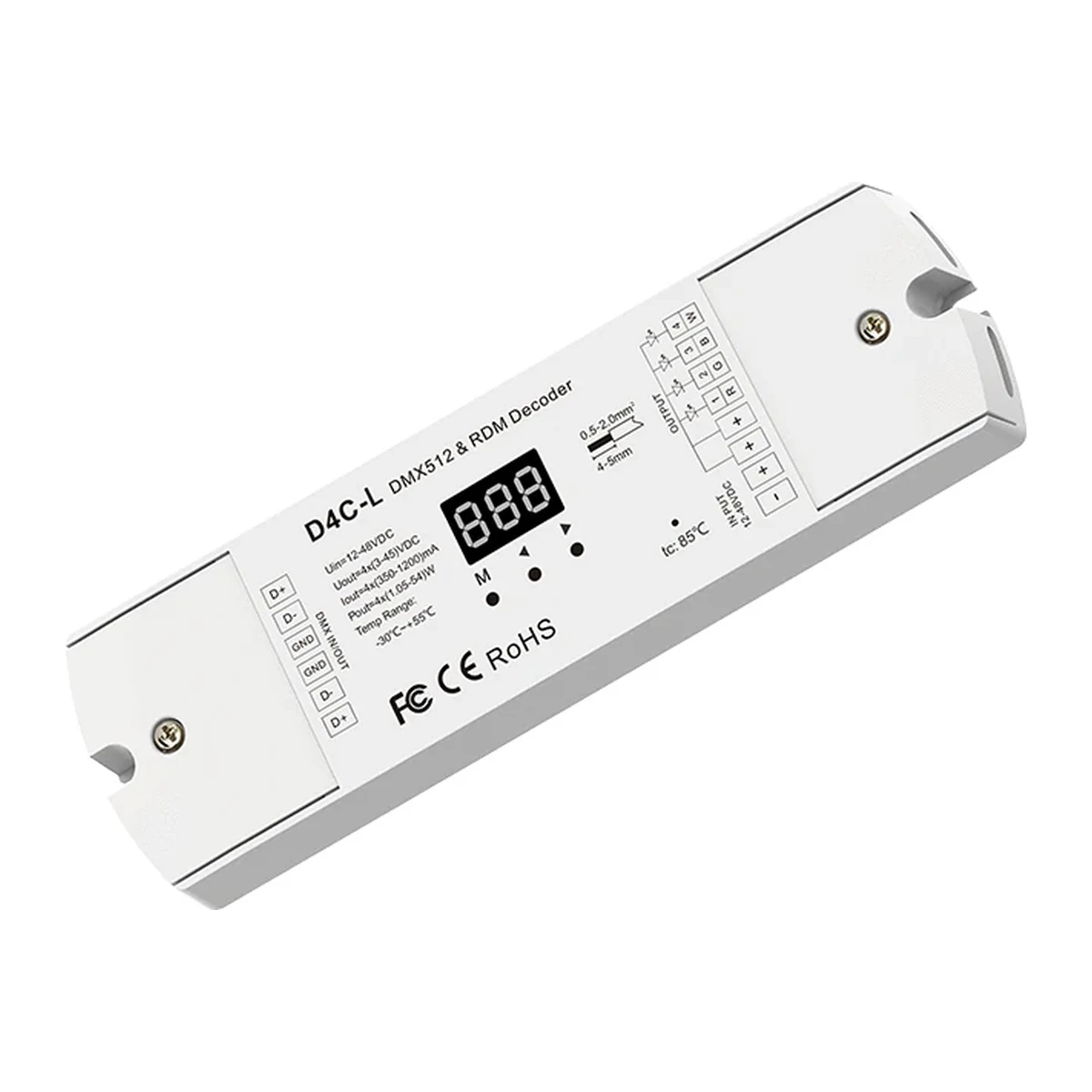 Descodificador DMX512 RDM de corrente constante D4C-L-1200 Skydance