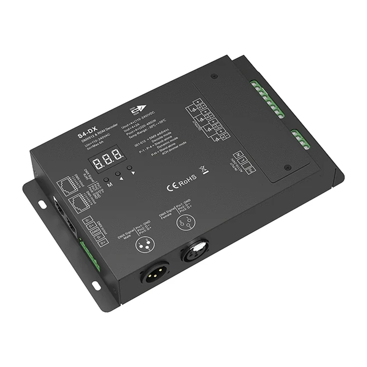 DMX512 Decoder for 220V LED Strip S4-DX Skydance