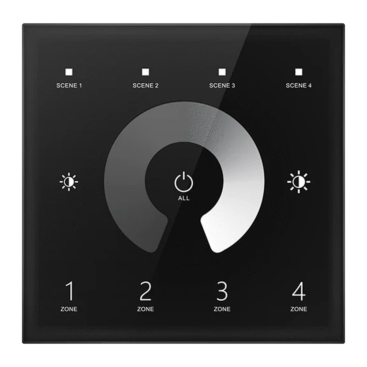 Panneau tactile maître DMX512 4 zones monochrome variable – T11 — skydance dmx t11 2 1200 v2