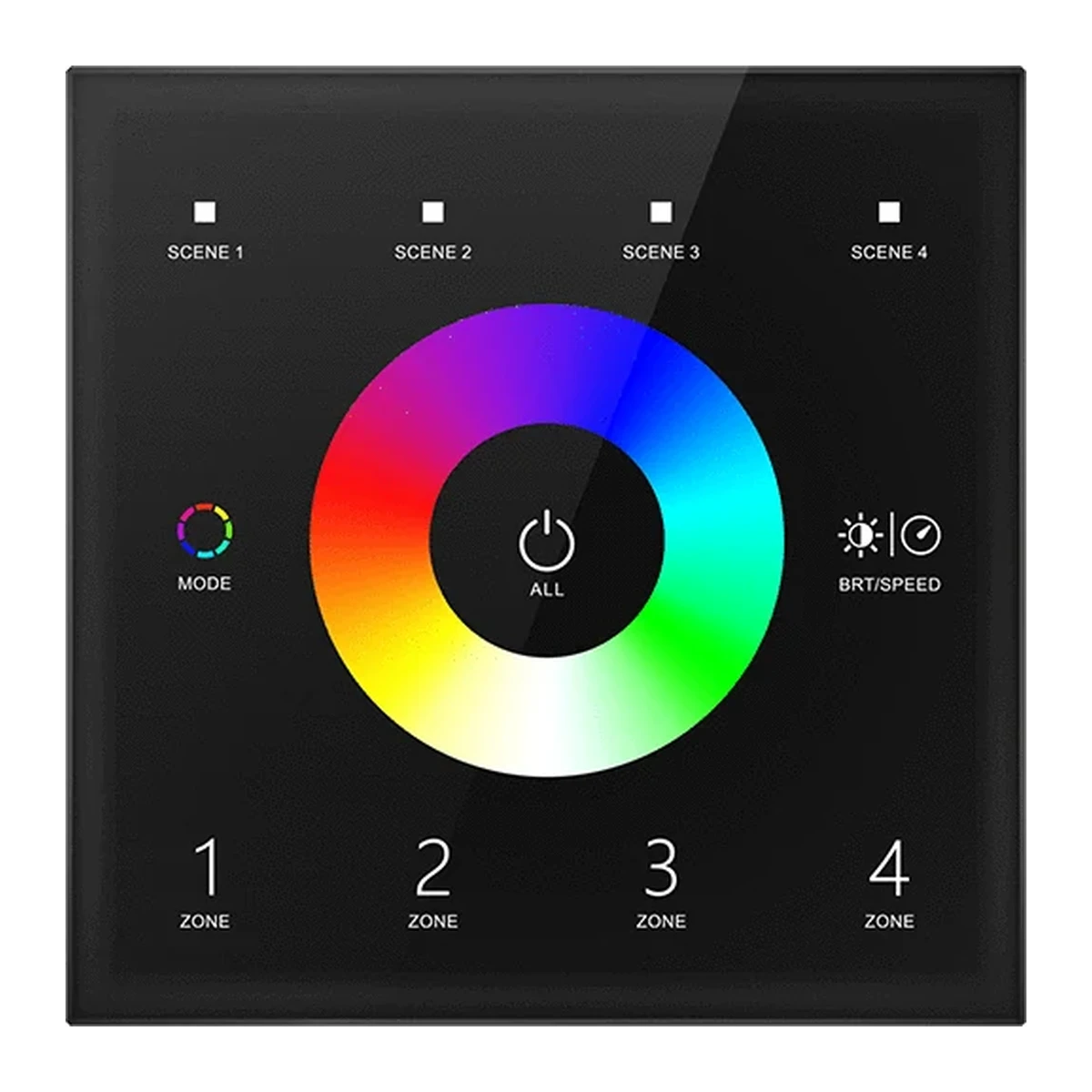 Panneau tactile maître DMX512 4 zones RGB – T13 — skydance dmx t13 2 1200 v2