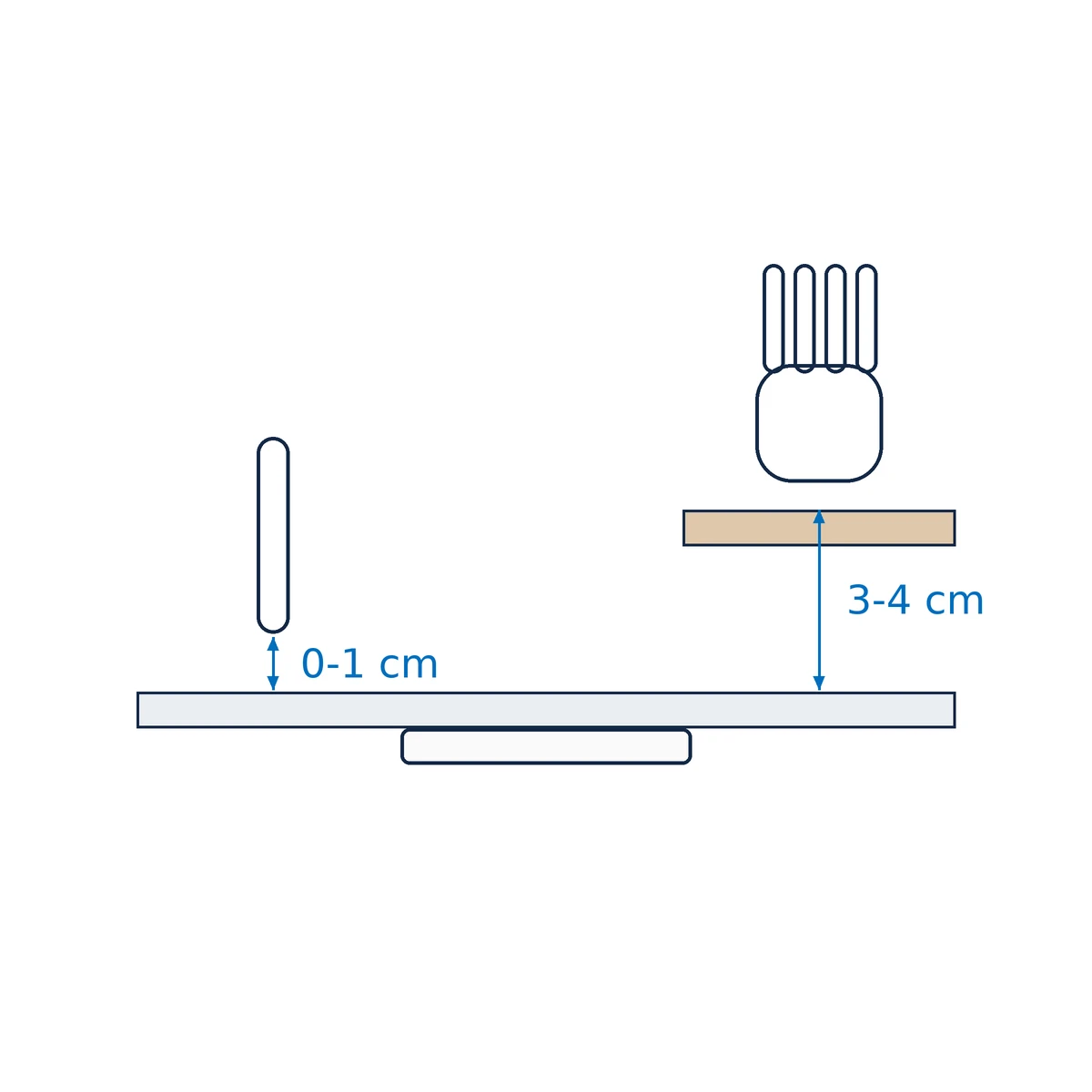 Interruptor sensor tátil adesivo E1-T 5-24V 3A — sensor tactil adhesivo e1 t distancia deteccion