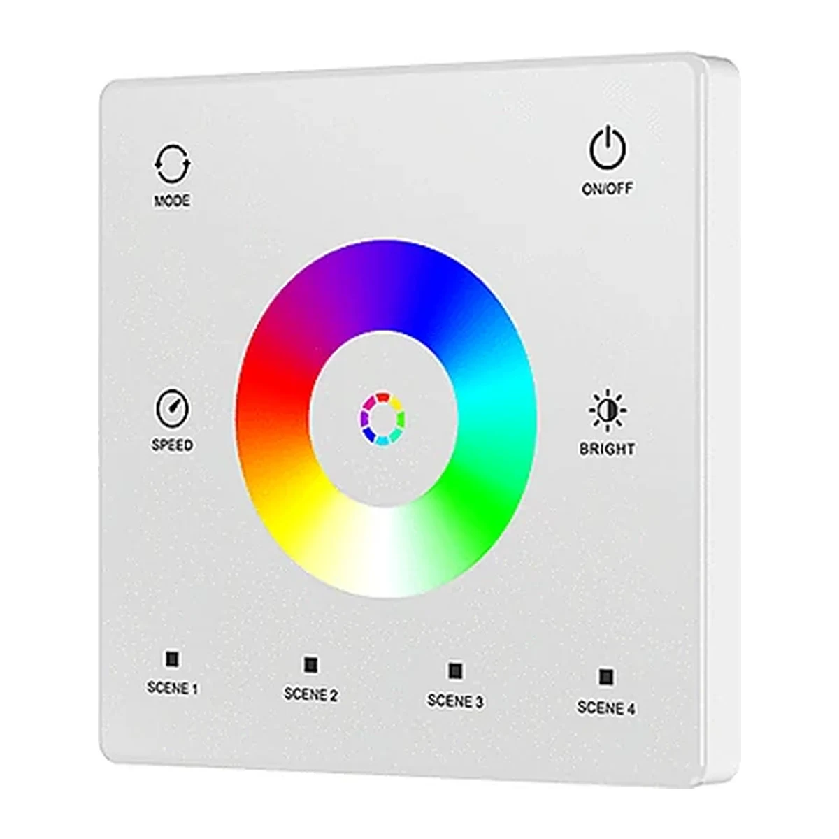 Painel tátil RF SPI TWS de 1 zona Skydance para controlo profissional de píxeis e fitas LED digitais